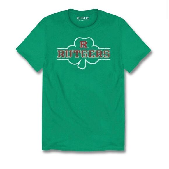 🆕Rutgers Scarlet Knights Collegiate Clover Short Sleeve T-Shirt Size L - Picture 2 of 6